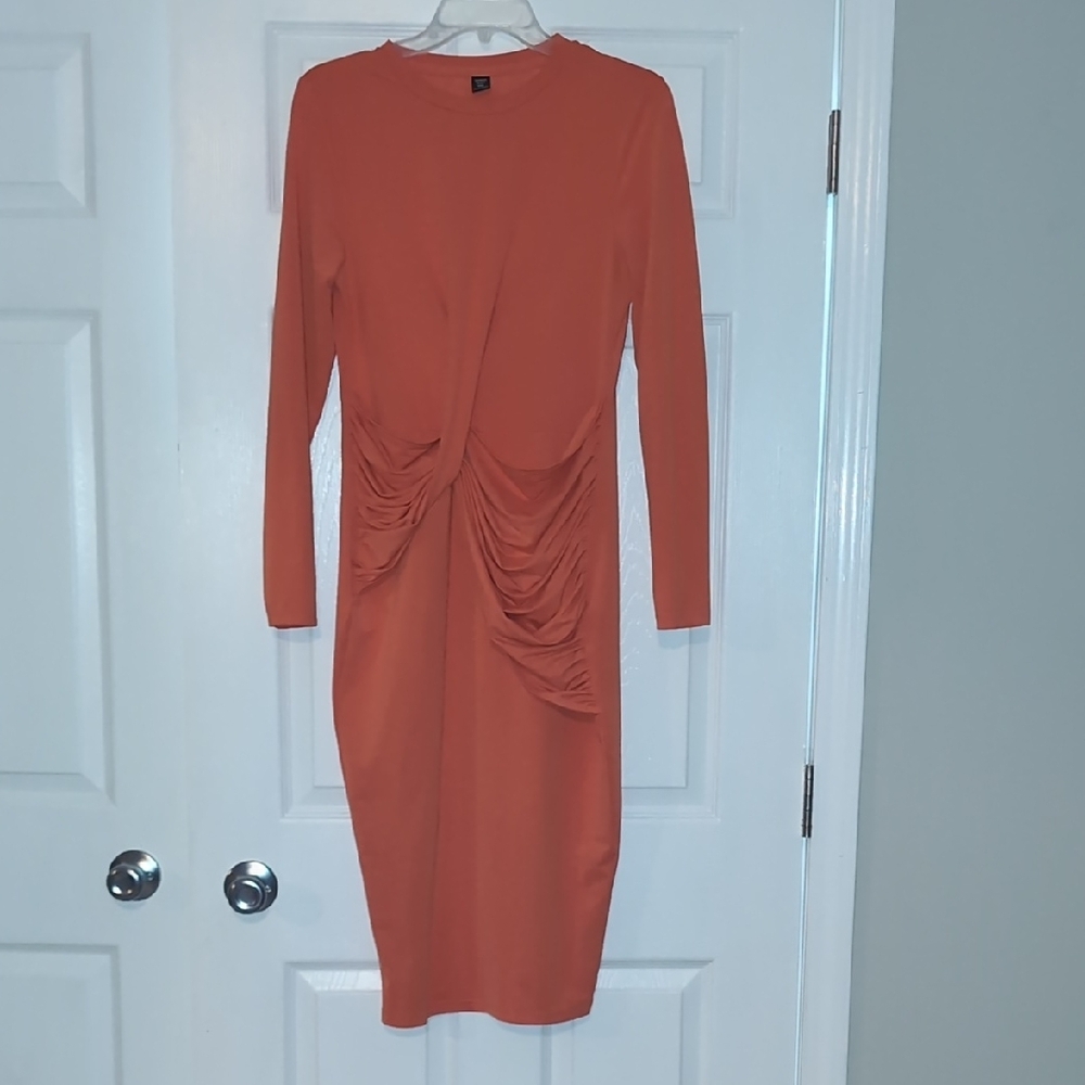 Elegant Orange Dress